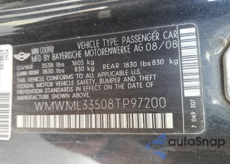 WMWML33508TP97200